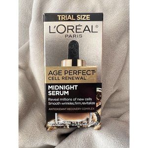 L'oreal Age Perfect Cell Renewal Midnight Serum 0.5fl.oz./15ml TRIAL SIZE